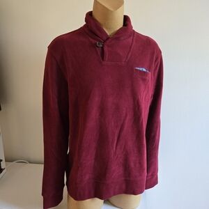 Tommy Hilfiger Raspberry Red Collar Sweater